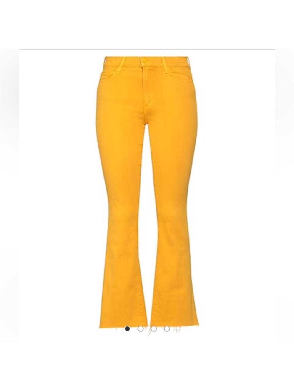 Mother The Weekender Fray Second Chance Jeans amber yellow Size 24